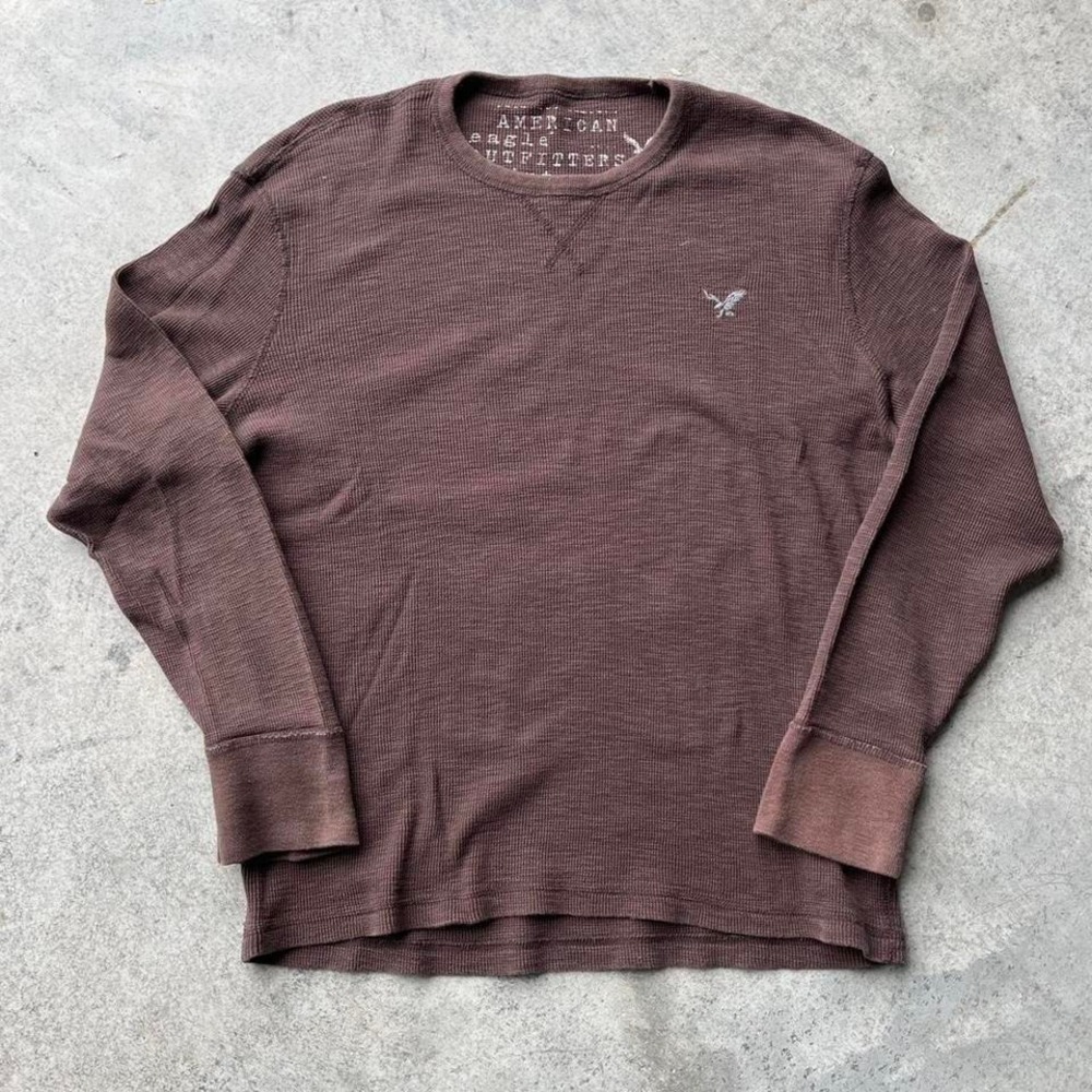 2000s earthtone knit‎ thermal